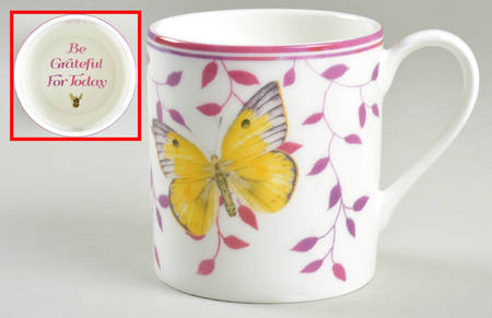 Butterfly Meadow Sentiment Mug