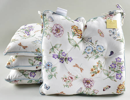 Butterfly Meadow Chair Pad/Cushion - Set of 4 by Lenox