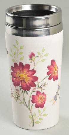 Butterfly Meadow Bamboo Travel Mug & Lid