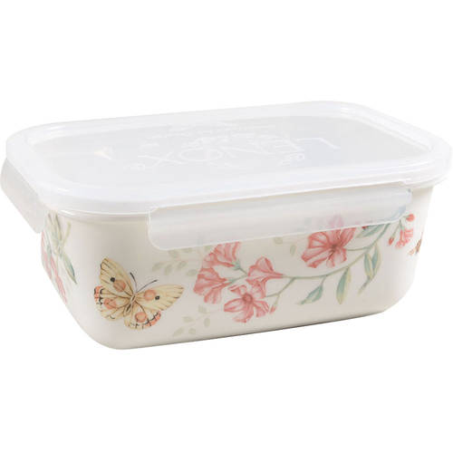 Butterfly Meadow 7" Rect Food Storage Container & Plastic Lid