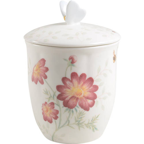 Butterfly Meadow Small Canister & Lid by Lenox