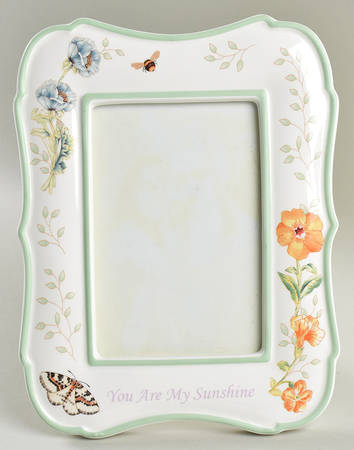Butterfly Meadow Frame-Holds 4" X 6" by Lenox