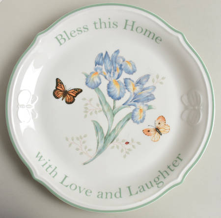 Butterfly Meadow 12" Sentiment Dessert Platter