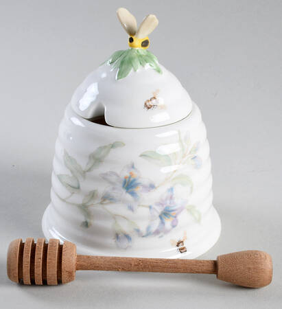 Butterfly Meadow Honey Pot with Lid and Spoon/Dipper