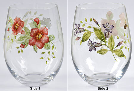 Butterfly Meadow Glassware Stemless Wine