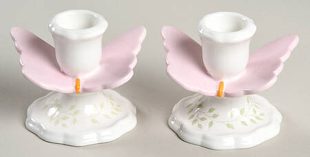 Butterfly Meadow 3" Candlestick - Set of 2