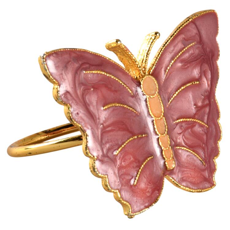 Butterfly Meadow Metal Napkin Ring