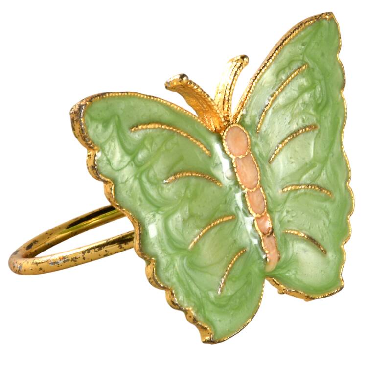 Butterfly Meadow Metal Napkin Ring