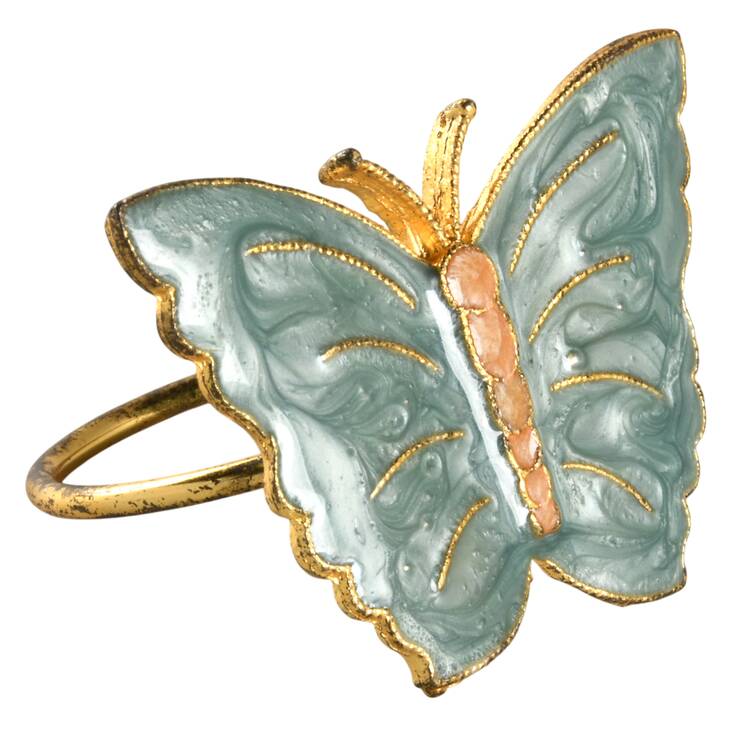Butterfly Meadow Metal Napkin Ring