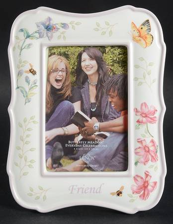 Butterfly Meadow Frame-Holds 4" X 6" by Lenox