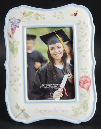 Butterfly Meadow Frame-Holds 4" X 6" by Lenox