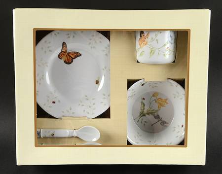 Butterfly Meadow (5 Piece) Melamine Child's Set
