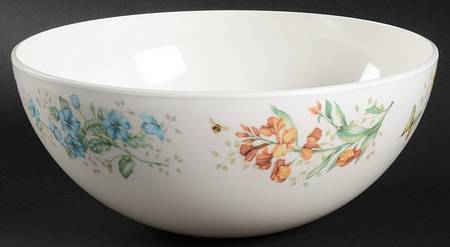 Butterfly Meadow 9" Round Melamine Serving Bowl