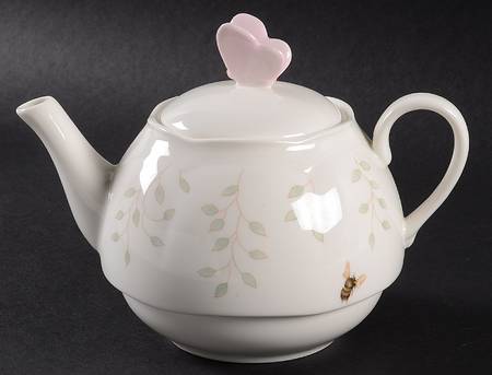 Butterfly Meadow Teapot for Individual Teapot & Lid with Cup