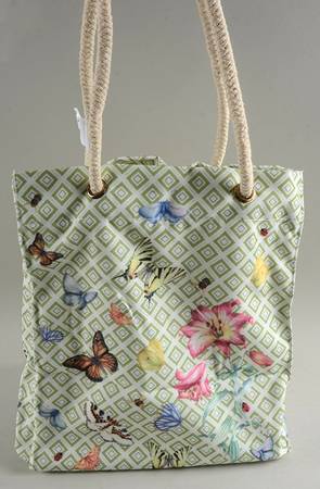 Butterfly Meadow Large Cloth Tote Bag