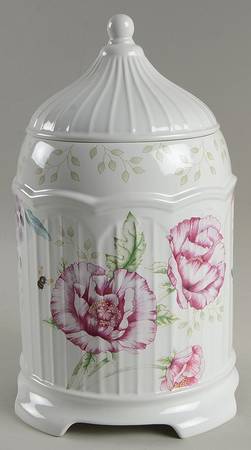 Butterfly Meadow Figural Cookie Jar & Lid