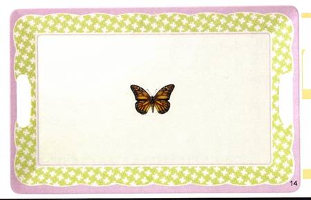 Butterfly Meadow 18" Handled Melamine Tray