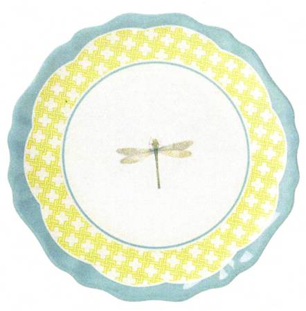 Butterfly Meadow Melamine Salad Plate