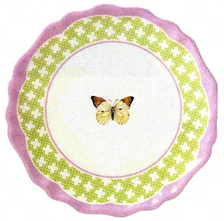 Butterfly Meadow Melamine Salad Plate