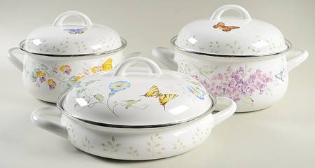 Butterfly Meadow 6 Piece Metal Cookware Set