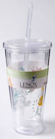 Butterfly Meadow Straw for Acrylic Tall Tumbler