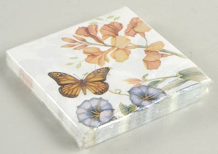 Butterfly Meadow Package of Paper Beverage Napkins