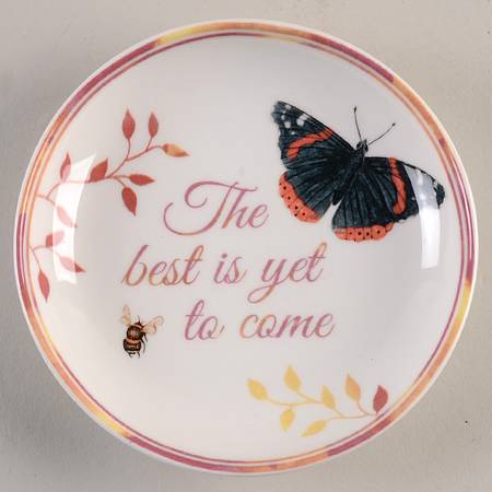 Butterfly Meadow Sentiment Bowl by Lenox