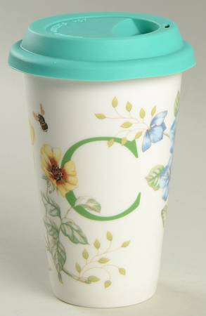 Butterfly Meadow Travel Tumbler & Silicone/Plastic Lid