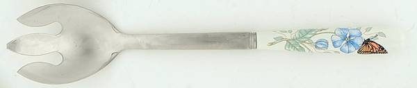 Butterfly Meadow Salad Serving Fork with Stainless Prongs