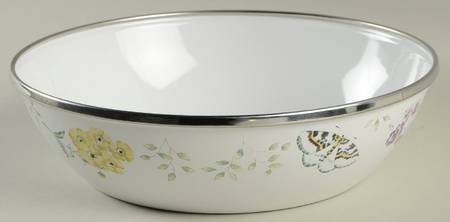 Butterfly Meadow Enamel Individual Salad Bowl