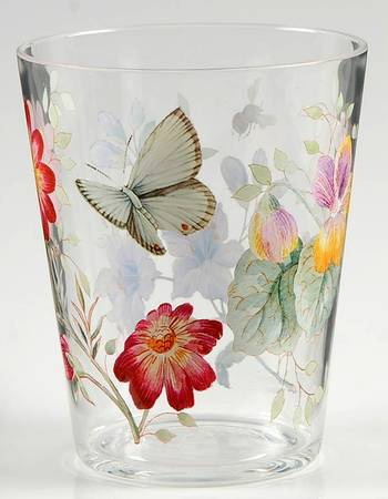 Butterfly Meadow Acrylic Double Old Fashioned