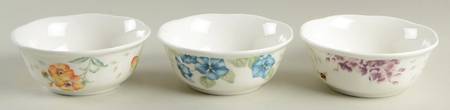 Butterfly Meadow Mini 4" Prep Bowl - Set of 3 Motifs