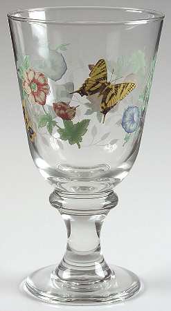 Butterfly Meadow Glassware Goblet
