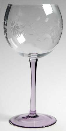 Butterfly Meadow Glassware Wine Balloon by Lenox