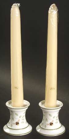 Butterfly Meadow 2" Candlestick with Taper Candle - Set of 2