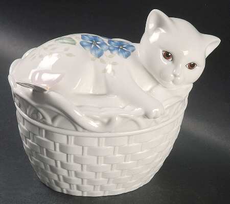 Butterfly Meadow Figural Covered Dish