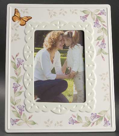 Butterfly Meadow Frame-Holds 5" X 7" by Lenox