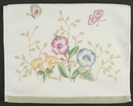Butterfly Meadow Cloth Fingertip Towel