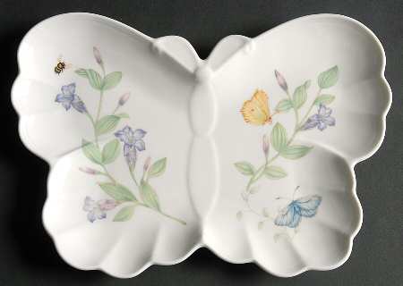 Butterfly Meadow Hors d'Oeuvre Tray by Lenox