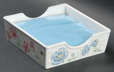 Butterfly Meadow Napkin Holder/Box with Paper Napkins