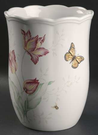 Butterfly Meadow China Waste Basket by Lenox
