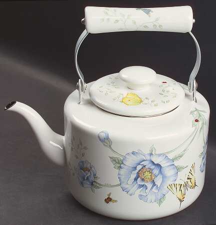 Butterfly Meadow Metal Kettle & Lid