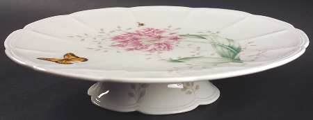 Butterfly Meadow 11" Diameter Pedestal Cake Stand