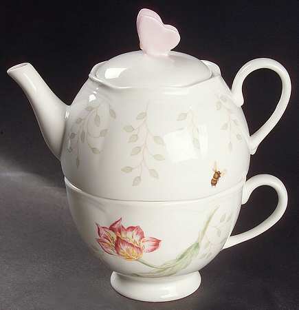 Butterfly Meadow Individual Teapot & Lid with Cup