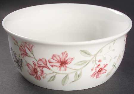 Butterfly Meadow 1.5 Qt Round Casserole No Glass Lid