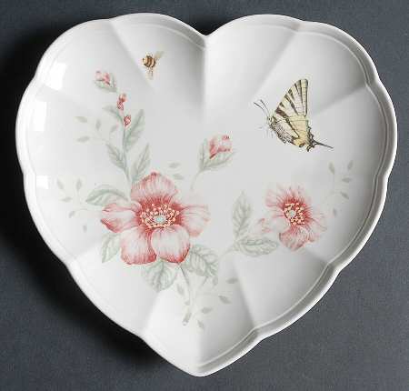 Butterfly Meadow Heart Shaped Dish