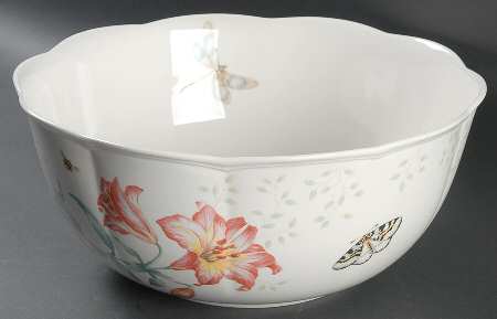 Butterfly Meadow 11" Large Salad Serving Bowl
