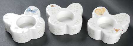 Butterfly Meadow Figural Votive Candleholder - Set of 3 Motifs