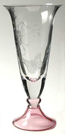 Butterfly Meadow Glassware Bud Vase
