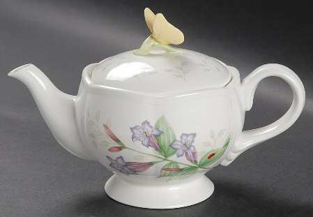 Butterfly Meadow Miniature Teapot & Lid